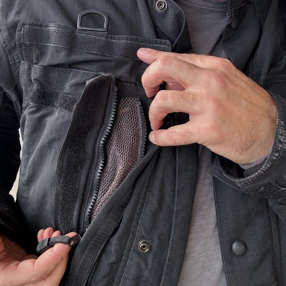 First Gear Kenya Motorcycle Jacket - Airflow Design, Plus Integrated Fleece (XL) - Picture 4 of 13